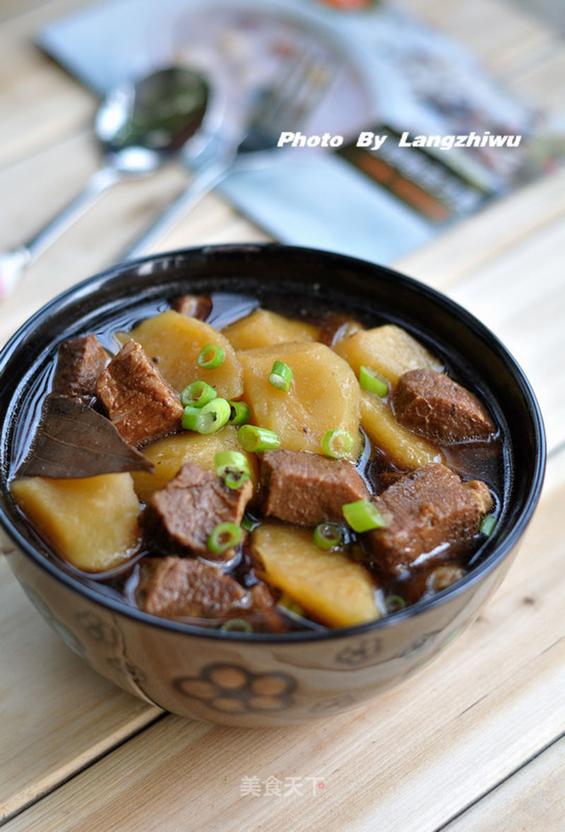 压力煲土豆炖牛肉的做法_压力煲土豆炖牛肉怎么做_菜谱_美食天下