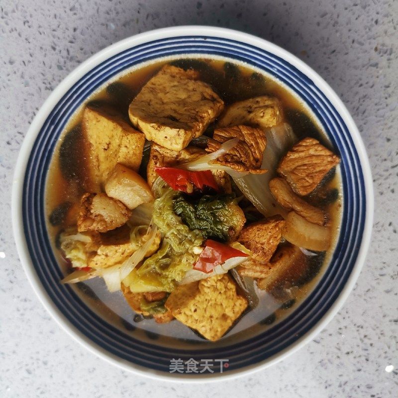 白菜炖豆腐的做法_白菜炖豆腐怎么做_红•宏的菜谱_美食天下