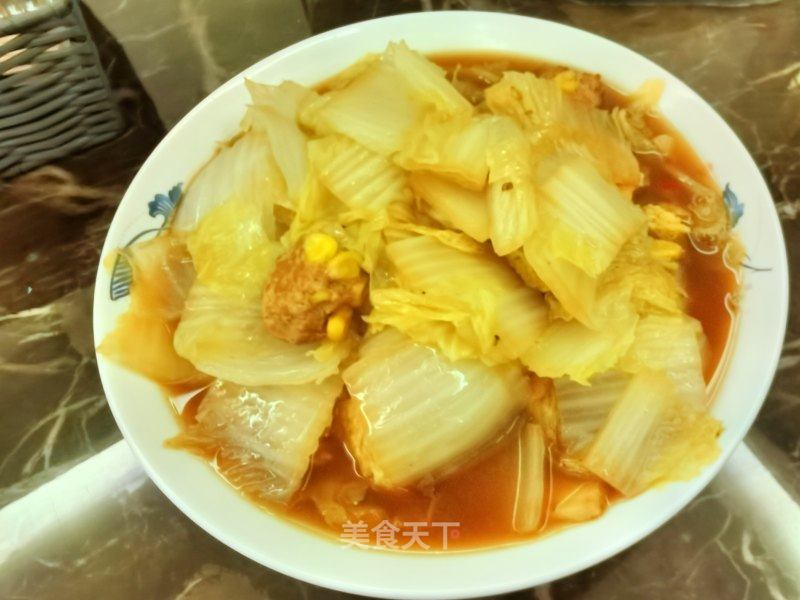 白菜炖豆腐的做法_白菜炖豆腐怎么做_五加五左左的菜谱_美食天下