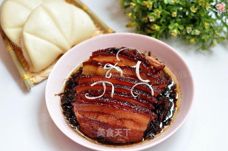 梅菜扣肉的做法_梅菜扣肉怎么做_给宝贝做的饭的菜谱_美食天下