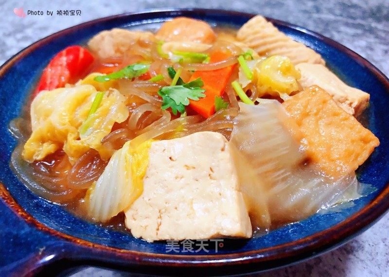 白菜豆腐炖小丸子的做法_白菜豆腐炖小丸子#炖菜#_白菜豆腐炖小丸子怎么做_祯祯宝贝的菜谱_美食天下