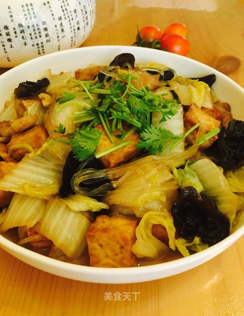 白菜粉条炖豆腐的做法_白菜粉条炖豆腐怎么做_碗里姜膳的菜谱_美食天下