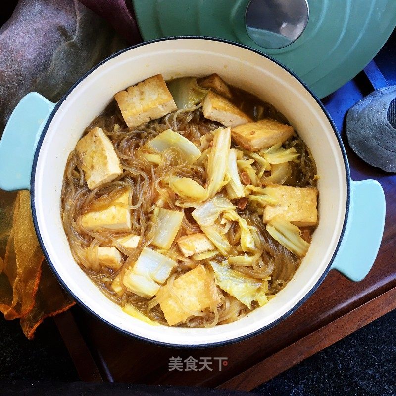 白菜豆腐炖粉条的做法_白菜豆腐炖粉条怎么做_米拉Miira的菜谱_美食天下
