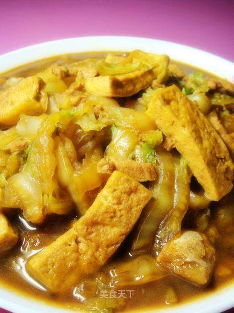 豆腐炖白菜的做法_豆腐炖白菜怎么做_菜谱_美食天下