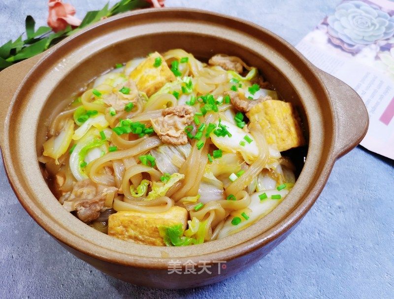 白菜豆腐炖粉条的做法_白菜豆腐炖粉条怎么做_噬血gg的菜谱_美食天下