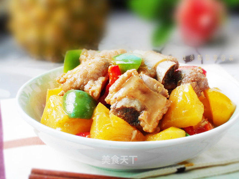 菠萝炖排骨的做法_菠萝炖排骨怎么做_々苗∴的菜谱_美食天下