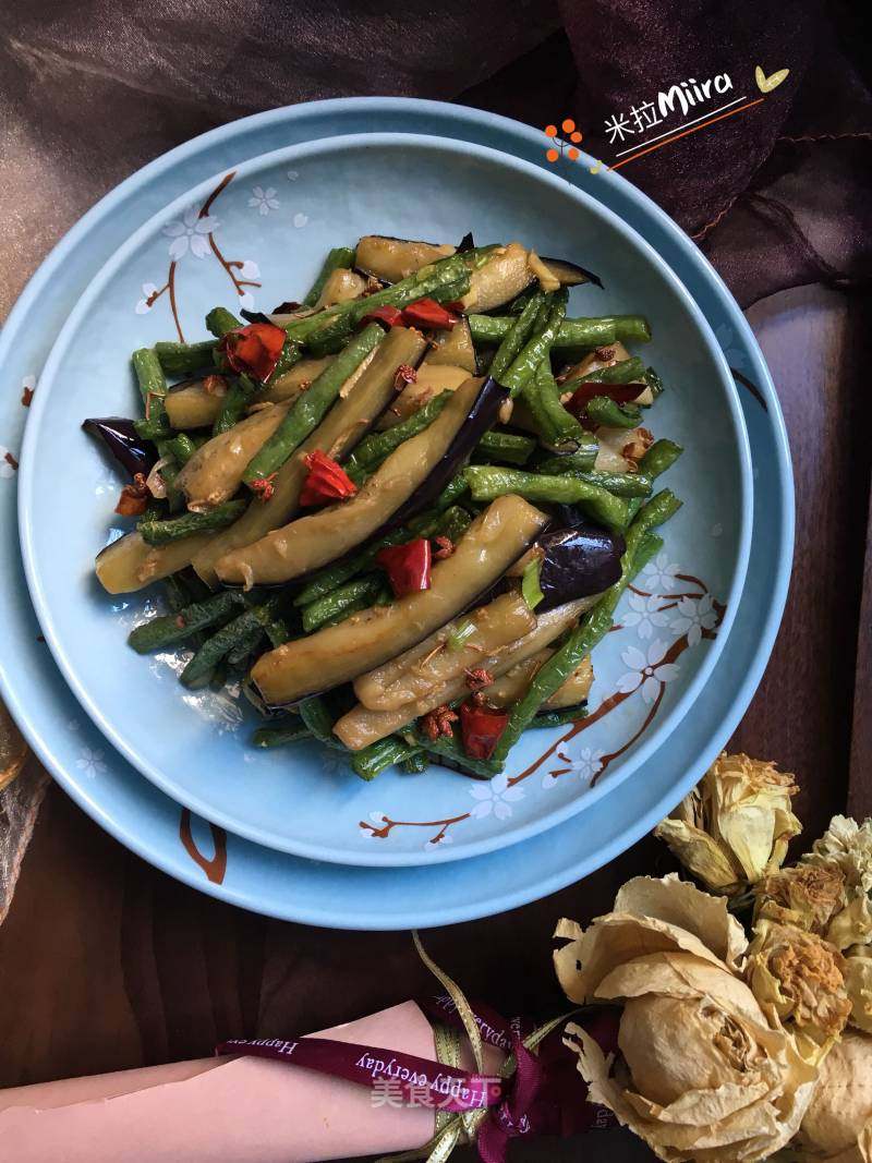 干煸豆角茄子的做法_干煸豆角茄子怎么做_米拉Miira的菜谱_美食天下