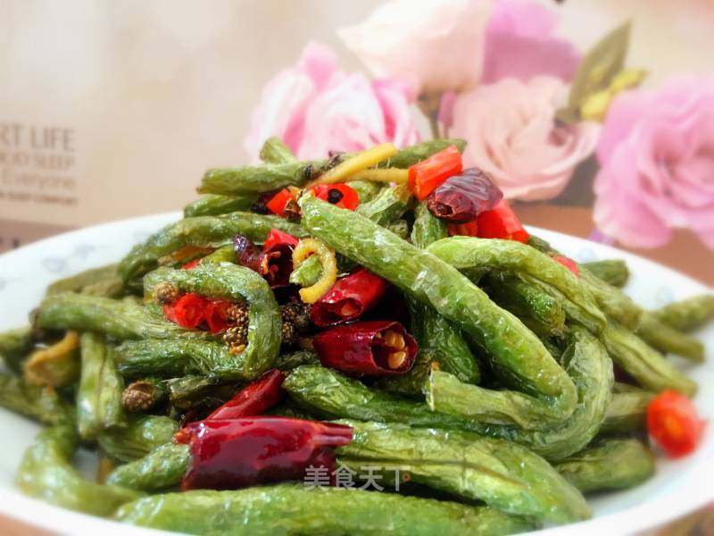 干煸豆角的做法_干煸豆角怎么做_豆来豆去。的菜谱_美食天下