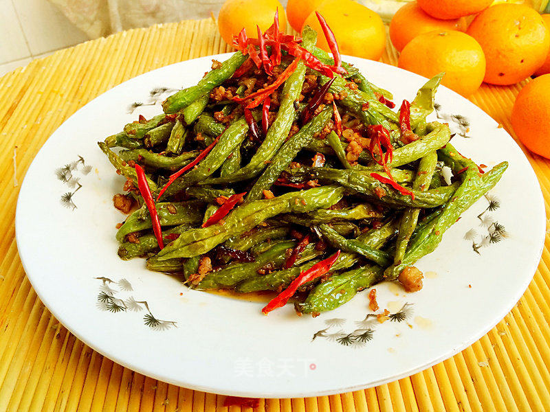 干煸豆角的做法_干煸豆角怎么做_0桃花潭0的菜谱_美食天下
