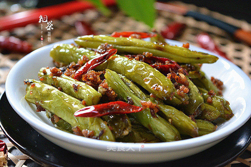 干煸四季豆的做法_干煸四季豆怎么做_1粗茶淡饭1的菜谱_美食天下