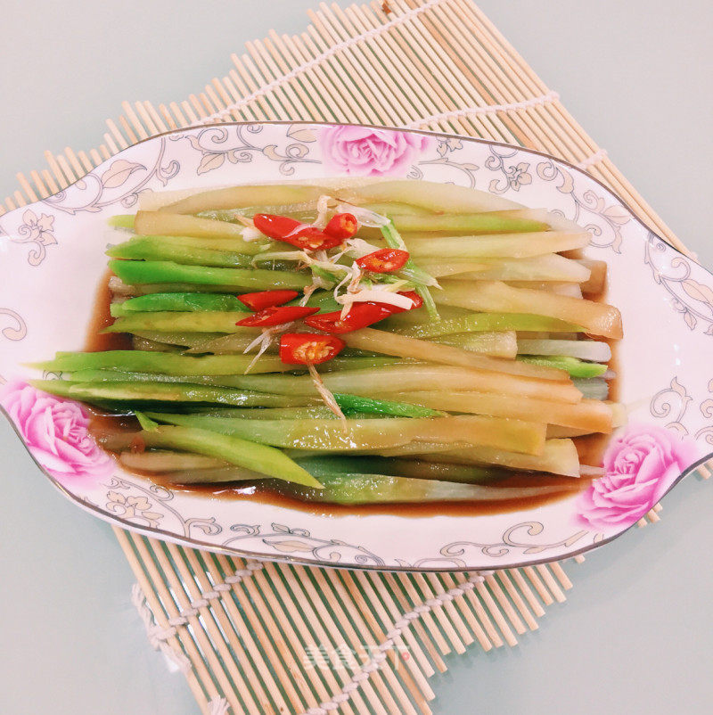 白灼芥蓝的做法_白灼芥蓝怎么做_LilyFang的菜谱_美食天下