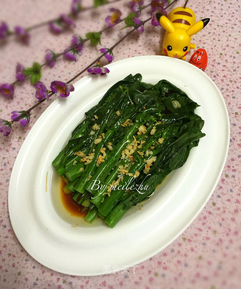 白灼芥蓝的做法_白灼芥蓝怎么做_美乐猪的菜谱_美食天下