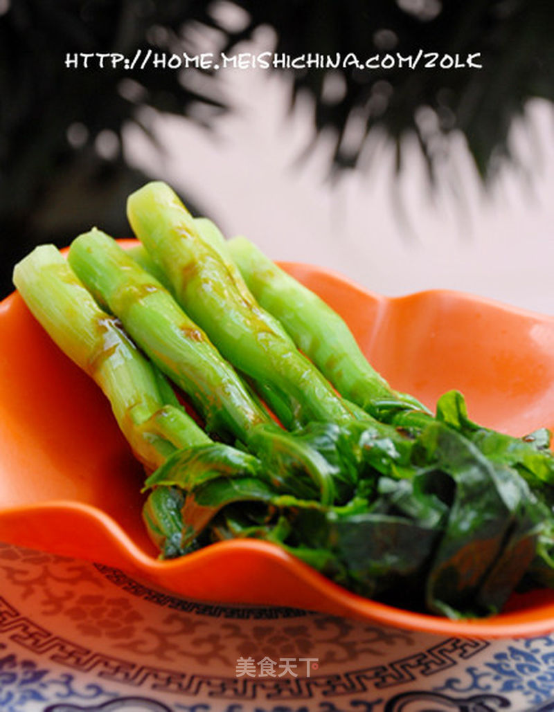 白灼芥兰的做法_白灼芥兰怎么做_菜谱_美食天下