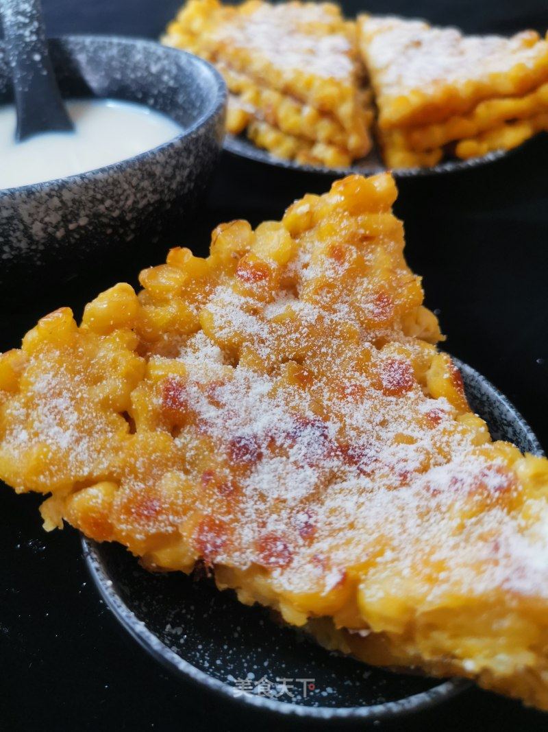 香甜玉米饼的做法_香甜玉米饼怎么做_穿布鞋的猫的菜谱_美食天下