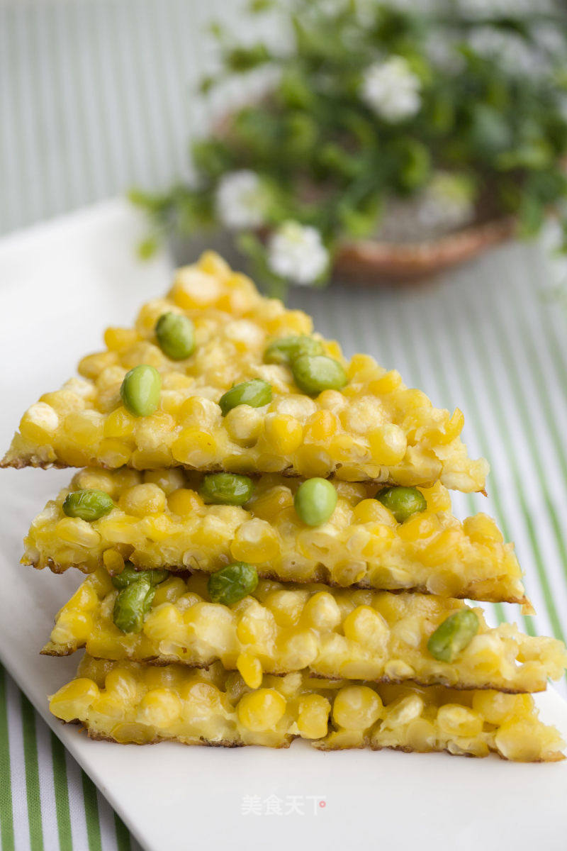 香煎玉米饼的做法_香煎玉米饼怎么做_菜谱_美食天下