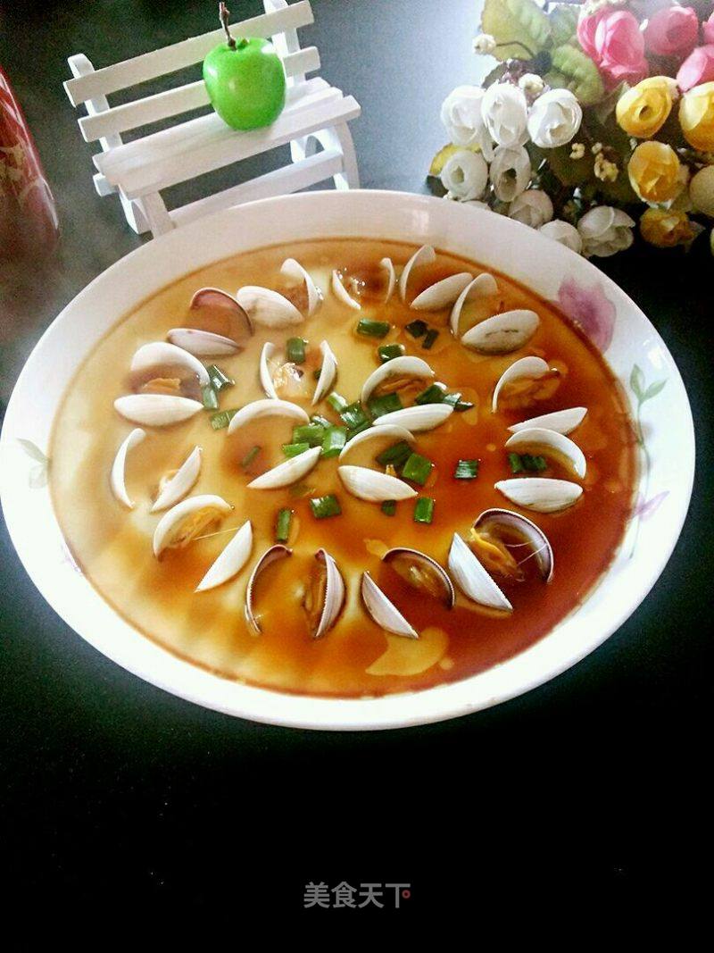 蛤蜊蒸蛋的做法_蛤蜊蒸蛋怎么做_林夭夭的菜谱_美食天下