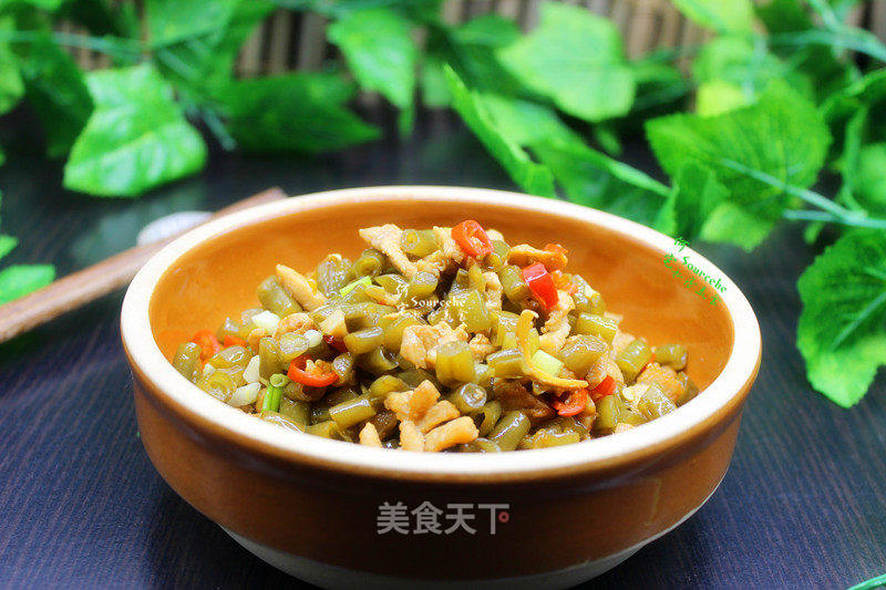 酸豆角炒肉末的做法_酸豆角炒肉末怎么做_sourcehe的菜谱_美食天下
