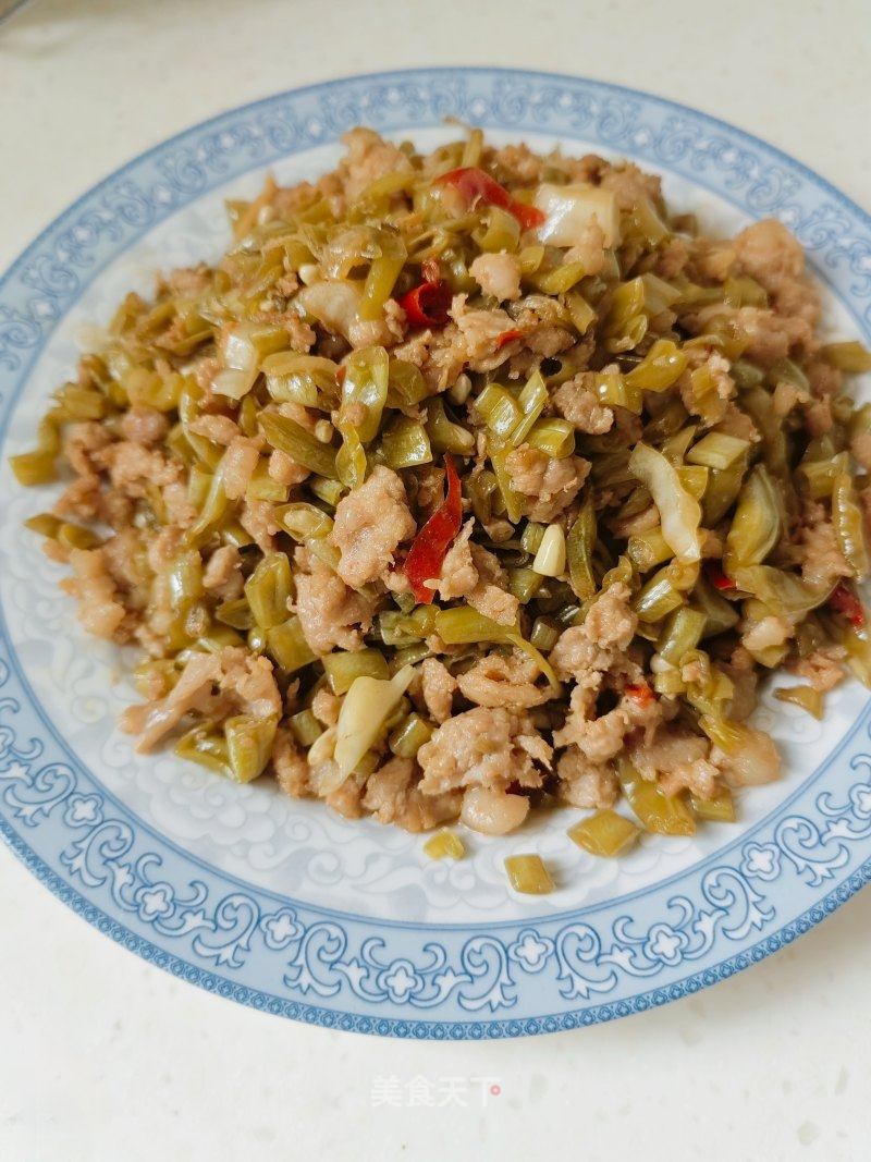 酸豆角炒肉末的做法_酸豆角炒肉末怎么做_Magic叮咚的菜谱_美食天下