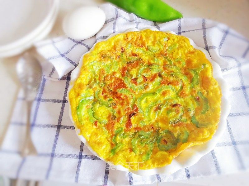苦瓜煎蛋的做法_苦瓜煎蛋怎么做_琴韵优雅的菜谱_美食天下
