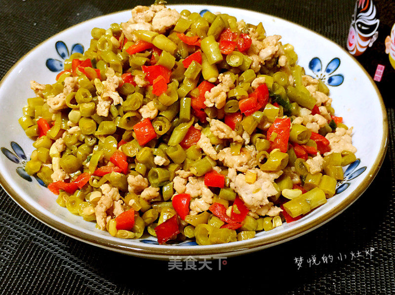 酸豆角炒肉末的做法_酸豆角炒肉末怎么做_梦悦的小灶炉的菜谱_美食天下
