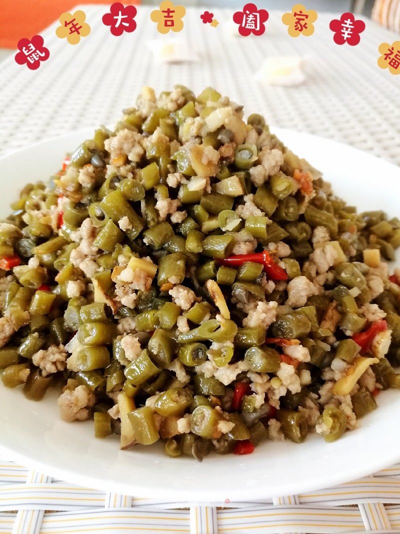 肉末炒酸豆角的做法_肉末炒酸豆角怎么做_心随云动cfliwen的菜谱_美食天下