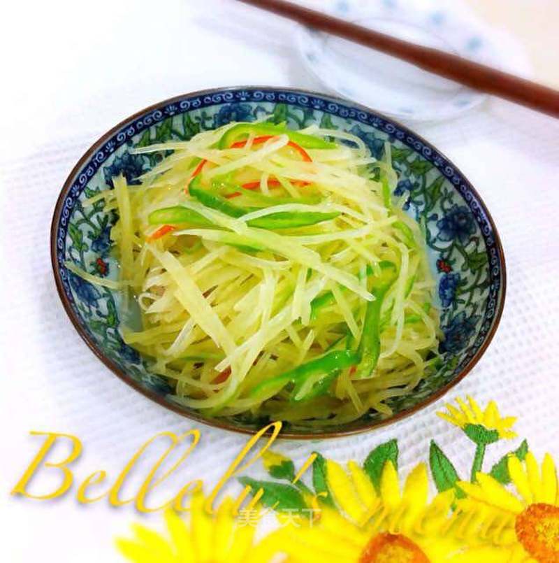 酸辣土豆丝的做法_酸辣土豆丝怎么做_尖角小荷的菜谱_美食天下