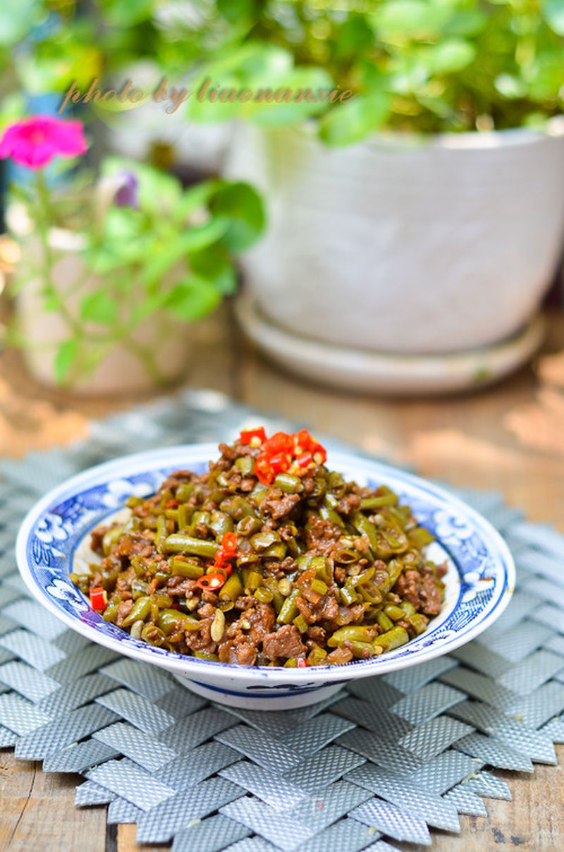 肉末酸豆角的做法_肉末酸豆角怎么做_辽南蟹的菜谱_美食天下