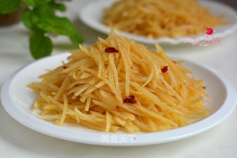 酸辣土豆丝的做法_酸辣土豆丝怎么做_Meggy跳舞的苹果的菜谱_美食天下