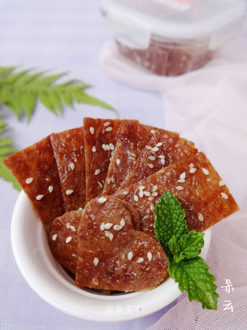 蜜汁猪肉脯的做法_备上零食,夜战世界杯——蜜汁猪肉脯_蜜汁猪肉脯怎么做_朵云3602的菜谱_美食天下