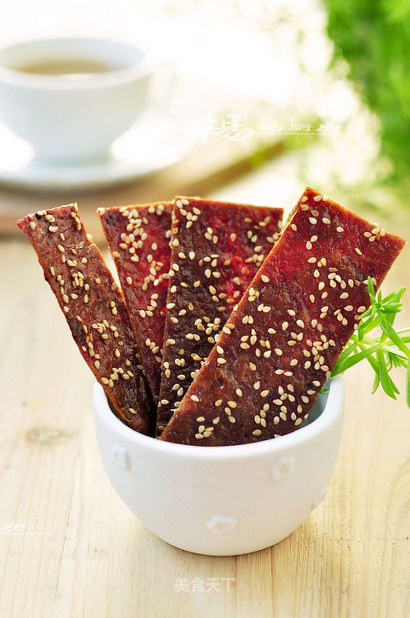 蜜汁猪肉脯的做法_【孕妇健康零食】超详解:蜜汁猪肉脯_蜜汁猪肉脯怎么做_老杨的厨房的菜谱_美食天下