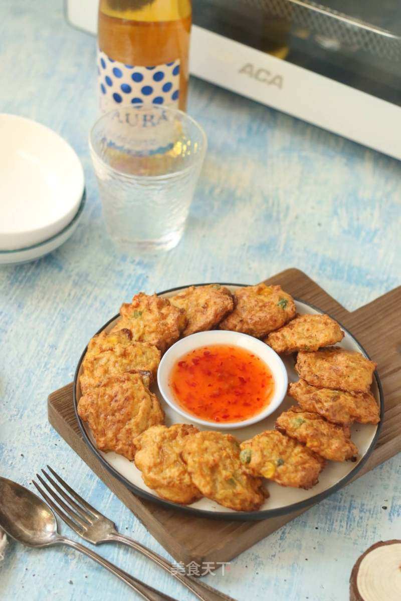 泰式烤鱼饼的做法_泰式烤鱼饼怎么做_可意妈妈的菜谱_美食天下