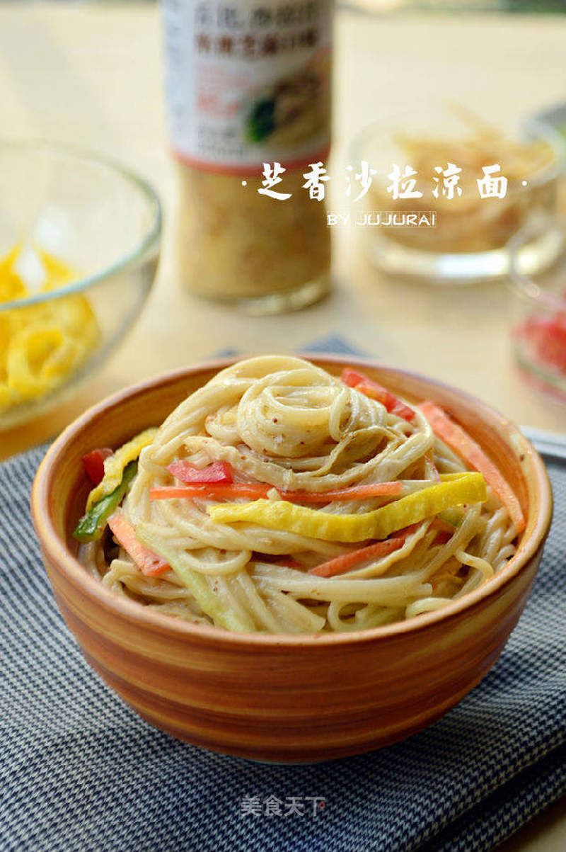 芝香沙拉凉面的做法_芝香沙拉凉面怎么做_juju菊娜的菜谱_美食天下