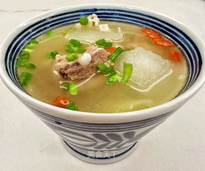 冬瓜薏米排骨汤的做法_冬瓜薏米排骨汤怎么做_红•宏的菜谱_美食天下