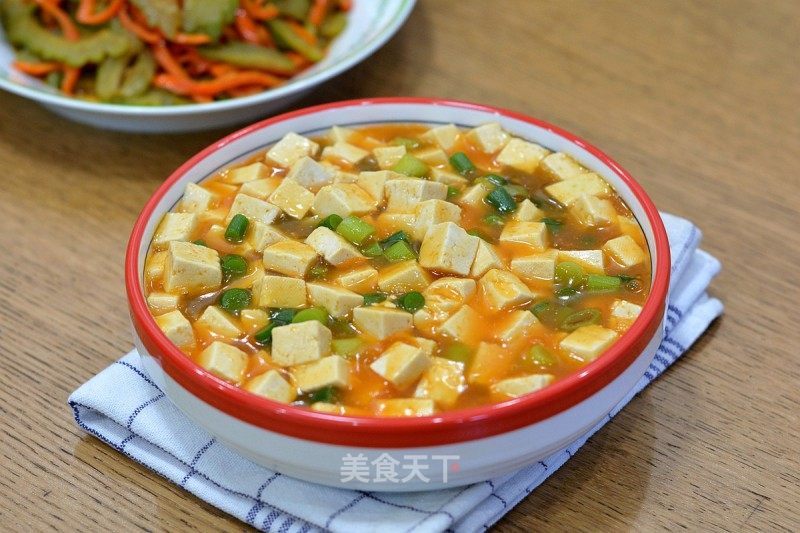 麻辣蒜薹豆腐的做法_麻辣蒜薹豆腐怎么做_Meggy跳舞的苹果的菜谱_美食天下