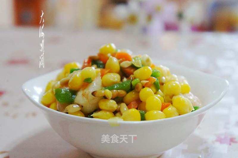 鲜虾仁松仁玉米的做法_鲜虾仁松仁玉米怎么做_大海微澜的菜谱_美食天下