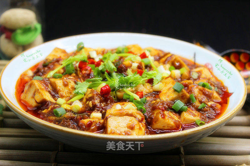 麻婆豆腐的做法_鲜香麻辣开胃菜,麻婆豆腐_麻婆豆腐怎么做_sourcehe的菜谱_美食天下