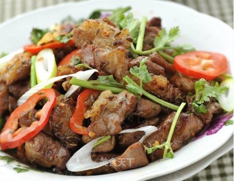 孜然羊肉的做法_孜然羊肉怎么做_菜谱_美食天下