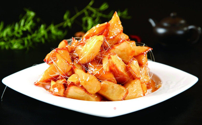拔丝地瓜的做法_拔丝地瓜怎么做_。_TZfS的菜谱_美食天下