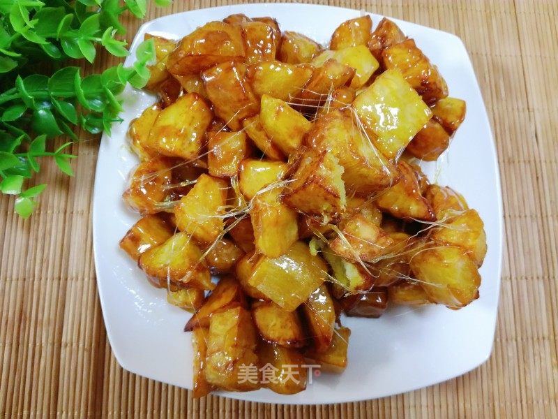 拔丝地瓜的做法_#御寒美食#拔丝地瓜_拔丝地瓜怎么做_烟雨心灵的菜谱_美食天下