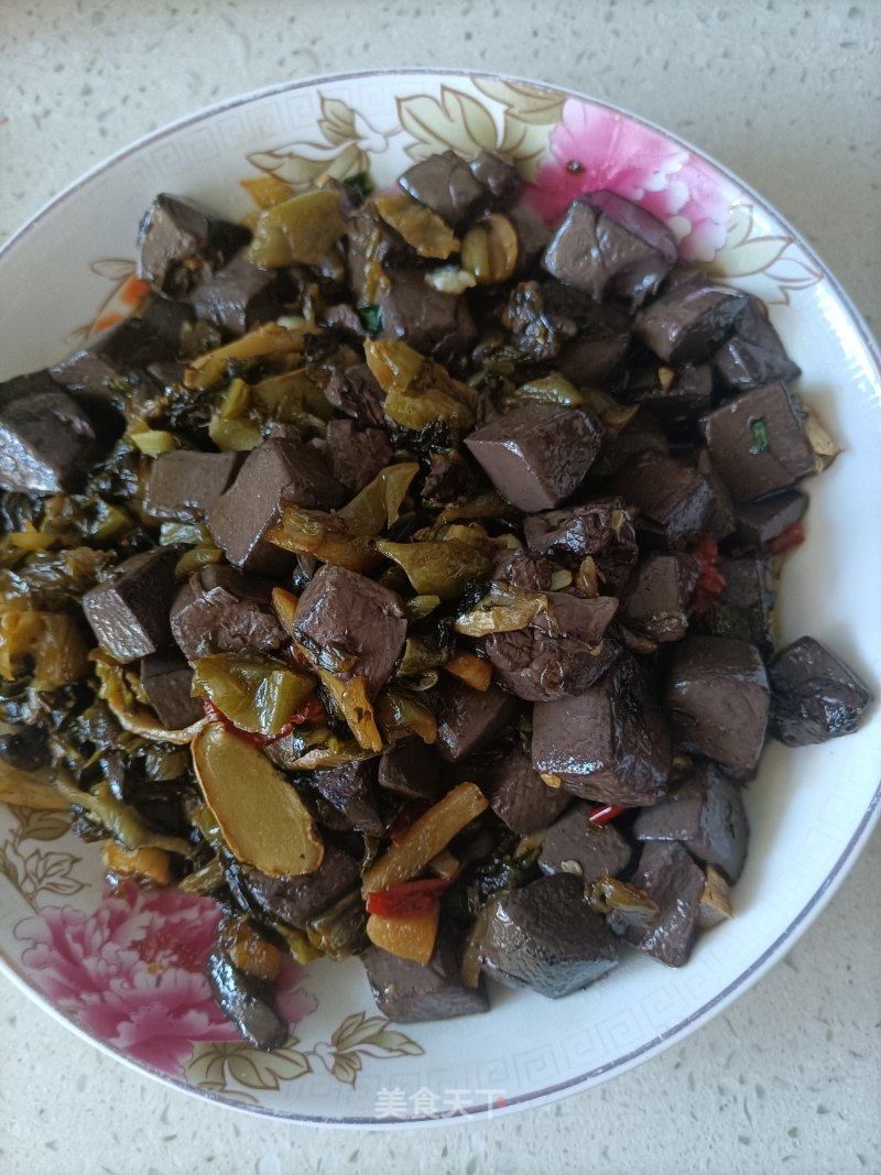 四川泡菜炒鸡血的做法_四川泡菜炒鸡血怎么做_斌joanliu的菜谱_美食天下