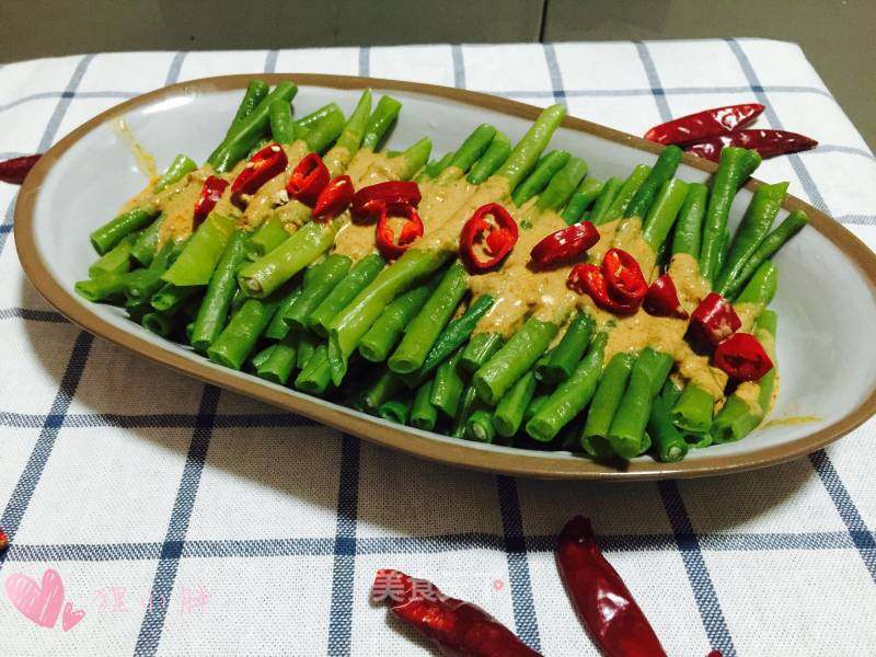 麻酱长豆角的做法_麻酱长豆角怎么做_白茶home的菜谱_美食天下