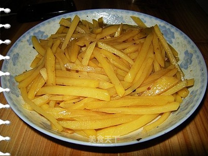 醋溜土豆丝的做法_醋溜土豆丝怎么做_菜谱_美食天下