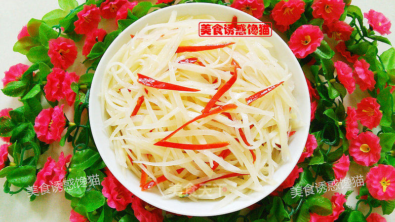 醋溜土豆丝的做法_醋溜土豆丝怎么做_美食诱惑馋猫的菜谱_美食天下