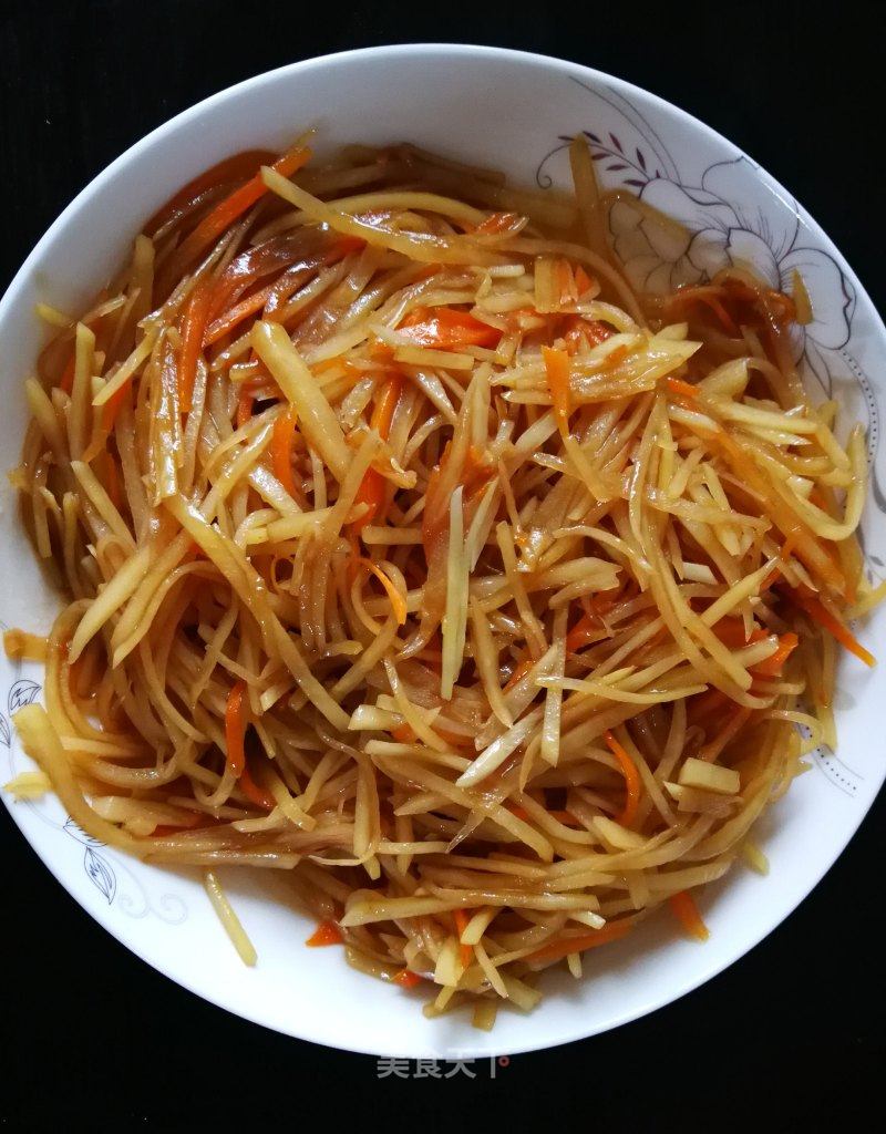 醋溜土豆丝的做法_醋溜土豆丝怎么做_春花家的菜谱_美食天下