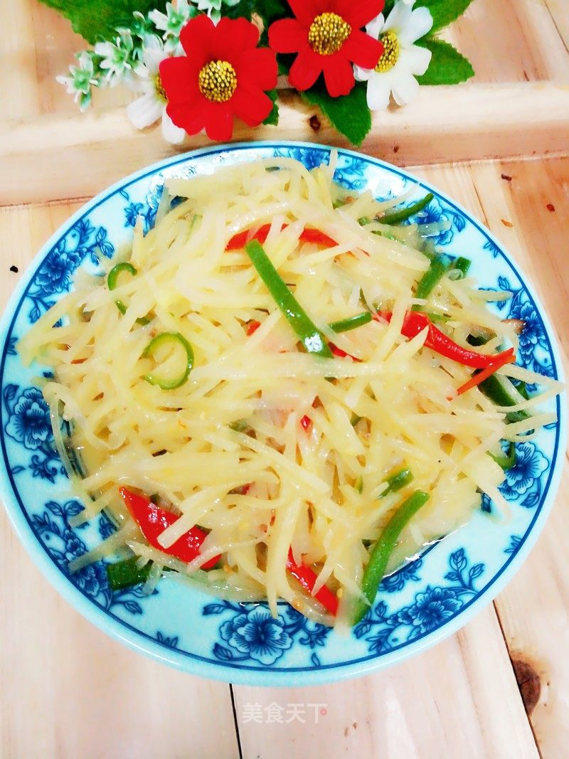 醋溜土豆丝的做法_醋溜土豆丝怎么做_厨娘宋宋的菜谱_美食天下