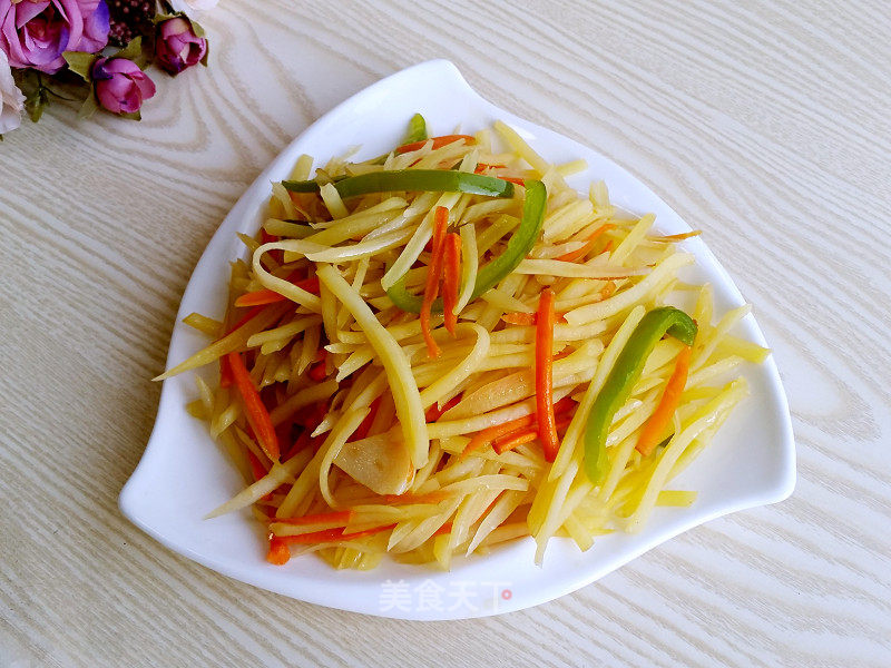 醋溜土豆丝的做法_醋溜土豆丝怎么做_清水淡竹的菜谱_美食天下