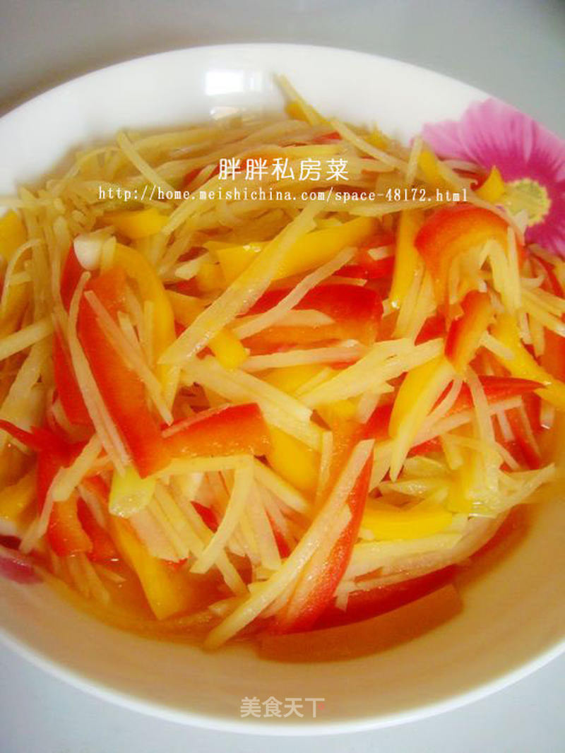 醋溜土豆丝的做法_【鲁菜】–醋溜土豆丝_醋溜土豆丝怎么做_菜谱_美食天下