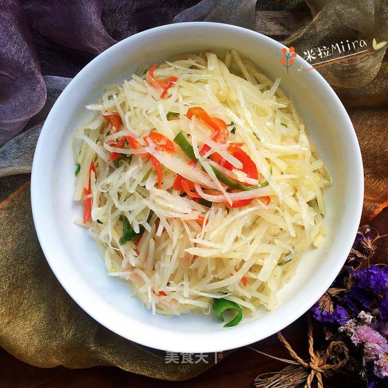 醋溜土豆丝的做法_醋溜土豆丝怎么做_米拉Miira的菜谱_美食天下