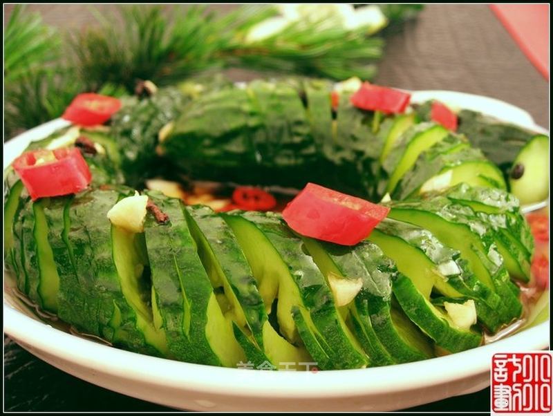 呛拌蓑衣黄瓜的做法_呛拌蓑衣黄瓜怎么做_菜谱_美食天下