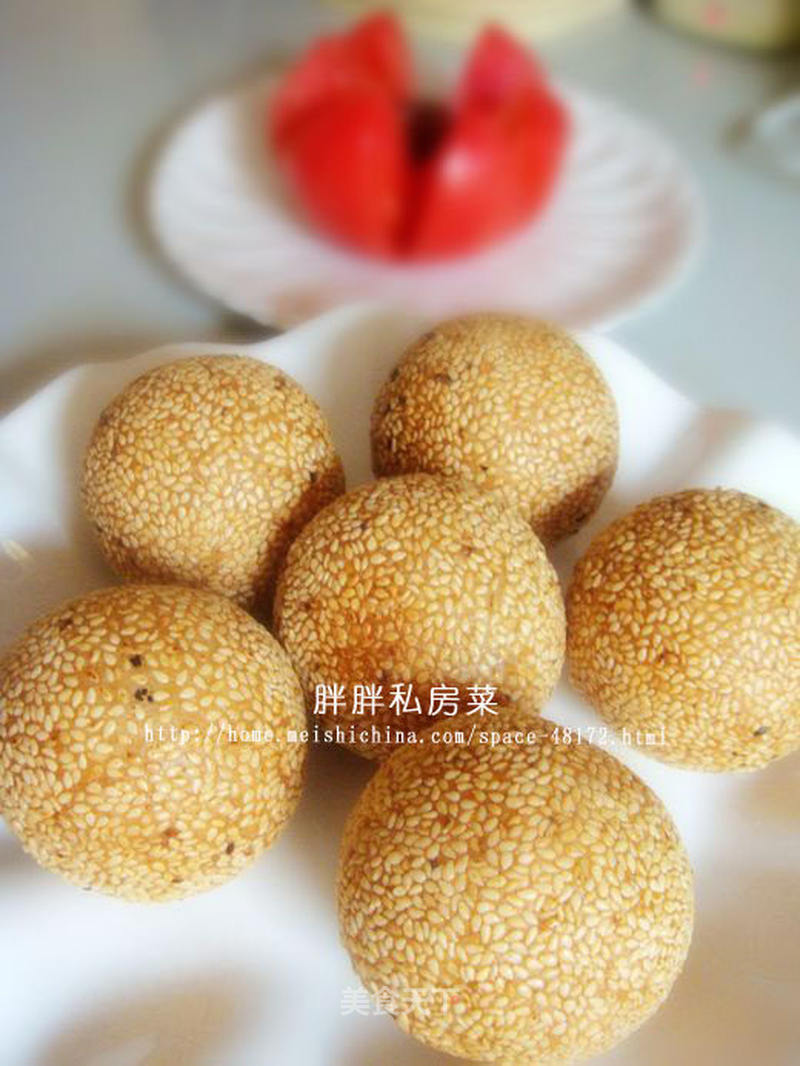 莲蓉麻团的做法_莲蓉麻团怎么做_菜谱_美食天下